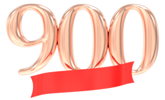 contento anniversario 900 anni 3d interpretazione png