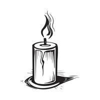 Candle Logo Template Design Art, Icons, and Graphics vector