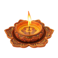 Diwali is a Festival of Lights in India, which is Celebrated on the fifth day AI-Generative png