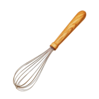 Premium Kitchen Whisks Featuring Wooden Handles png