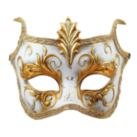 fängslande guld mönster i venetian maskerad masker png