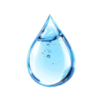 Wasser fallen auf transparent Hintergrund png