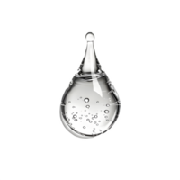 gota de água isolada em fundo transparente png