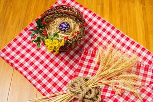 Pascua de Resurrección elegancia, Bosquejo magia para festivo delicias foto