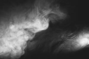 White smoke, studio shoot photo