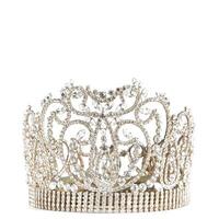 Crown or tiara isolated on a white background photo