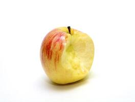 The juicy apple, is red yellow colour photo