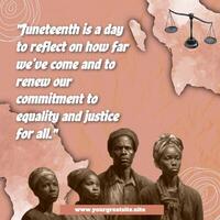 Quotes of Juneteenth Instagram Post template