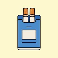 mundo No tabaco día diseño ilustración con retro estilo vector