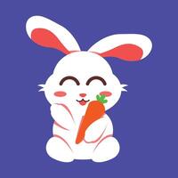 Cute Rabbit Mascot Design vector