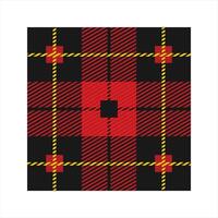 Scottish Tartan Pattern Frame Design vector