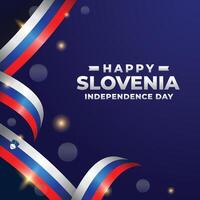 Slovenia Independence day design illustration collection vector