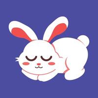 Cute Rabbit Mascot Design vector