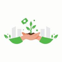 World Environment Day Design Illustration vector