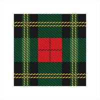 Scottish Tartan Pattern Frame Design vector