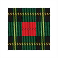 Scottish Tartan Pattern Frame Design vector