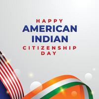 american indian citizenship day design illustration vector