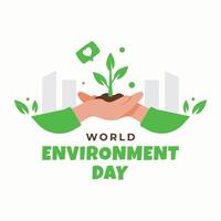 World Environment Day Design Illustration vector