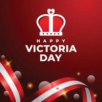 Victoria day design illustration collection vector