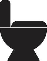 Toilet icon isolated on white background . Toilet bowl icon vector