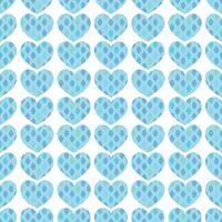 Blue Heart Shape Pattern Texture vector