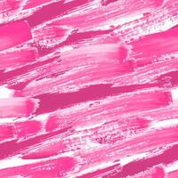 Modern Pink Brush Strokes Seamless Pattern Design vector