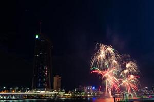 Brisbane ferris wheel is located on Southbank Parklands in Brisbane. photo