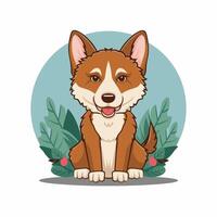 Dingo. Isolated illustration white background vector