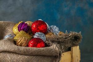 Christmas decoration background photo