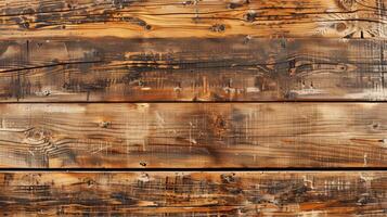 full screen view of retro, worn, cozy wooden planks from a perfect frontal view photo