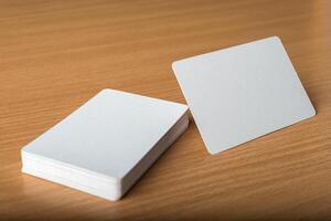 Business cards blank mockup - template photo