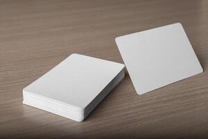 Business cards blank mockup - template photo