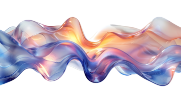 Modern liquid shape on a transparent background png