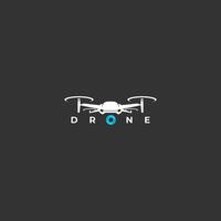 Sleek and modern drone logo design capturing the essence of innovation and sophistication, featuring an 'O' representing a camera. vector