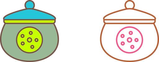 Cookie Jar Icon Design vector