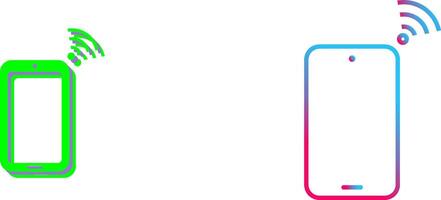 Unique Connected Device Icon Design vector