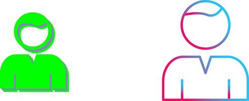 Unique User Icon Design vector