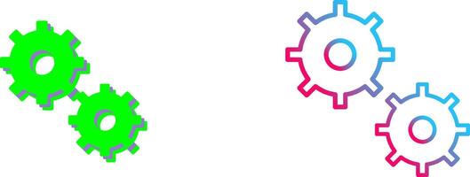Unique Configurations Icon Design vector