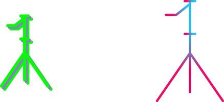 Unique Stand Icon Design vector