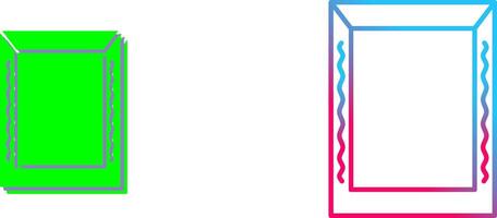 Unique Frame Icon Design vector