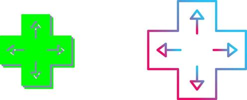 Unique Direction Keys Icon Design vector