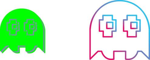 Unique Game Character Icon Design vector