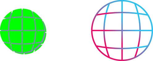 Globe Icon Design vector