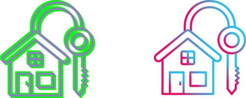 House Key Icon Design vector