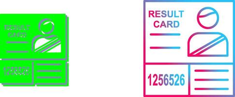 Candidate Results Icon Design vector