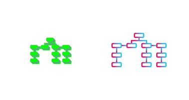 Unique Seo Structure Icon Design vector
