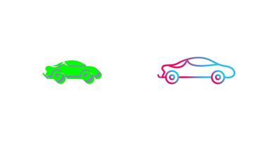 Sports Car Icon Design vector