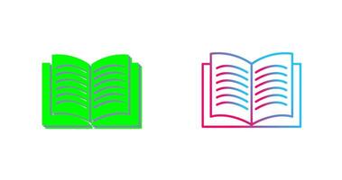 Unique Textbook Icon Design vector