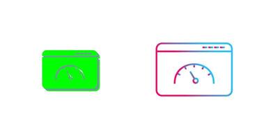 Page Speed Icon Design vector