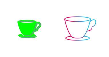 Tea Cup Icon Design vector